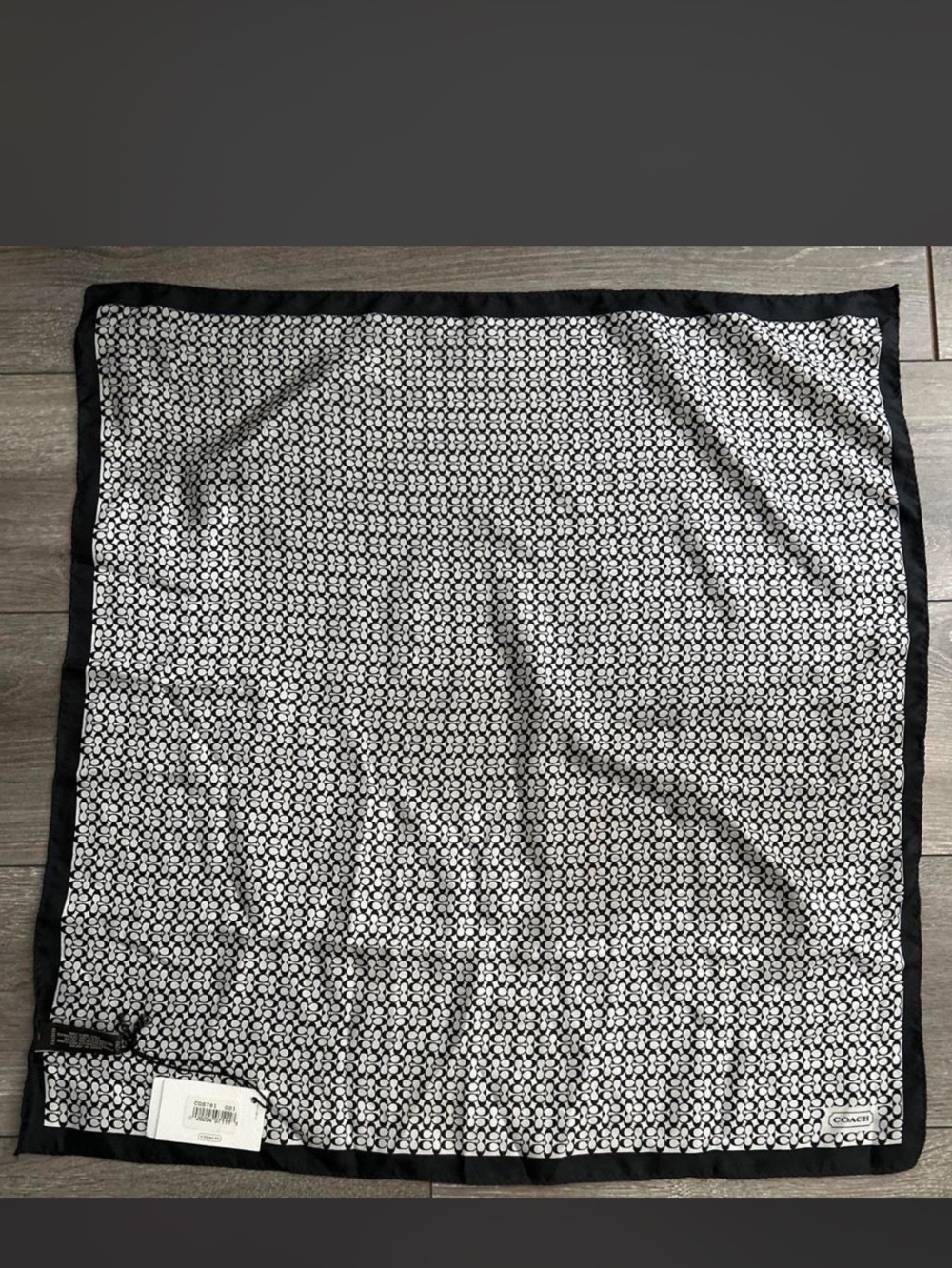 Silk square scarf